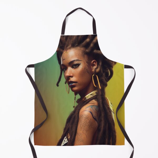 Artikelvorschau, Queen Naturhaar Dreadlocks Portrait Art entworfen und verkauft von LocFestNYC.