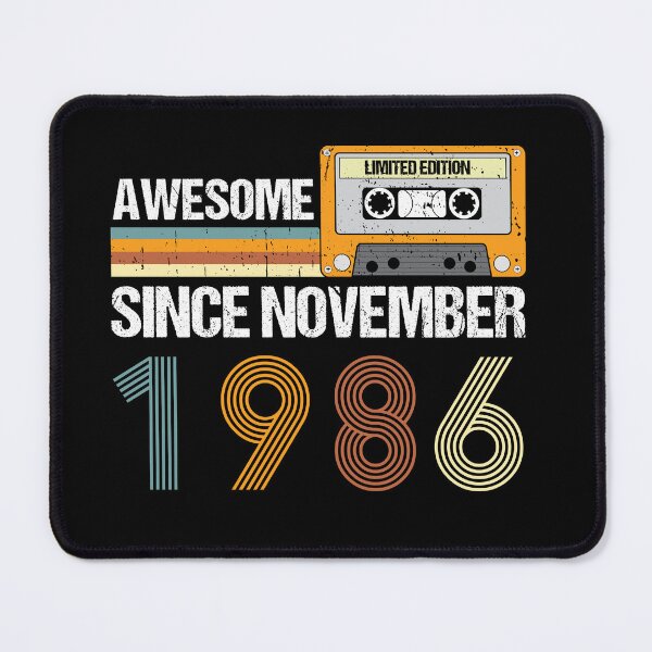 Item preview, Awesome Since November 1986 | 36th Birthday Gifts | 36 Years Old Gifts designed and sold by AMINE ★★★★★.