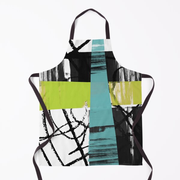 Item preview, Abstract Expression in Lime and teal designed and sold by Irena Orlov.