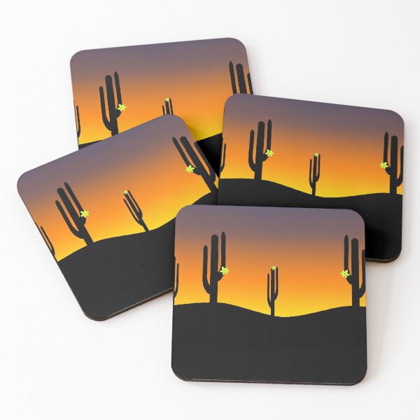 Item preview, Sunset and Saguaro Cactus Flowers  designed and sold by Gravityx9.