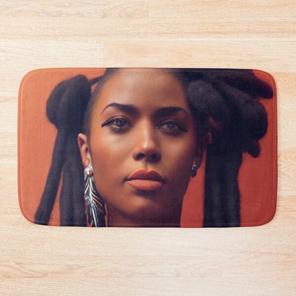 Item preview, Glamour Shot Natural Hair Dreadlocks Portrait Art designed and sold by LocFestNYC.