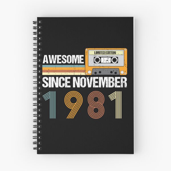 Item preview, Awesome Since November 1981 | 41th Birthday Gifts | 41 Years Old Gifts designed and sold by AMINE  ★★★★★.