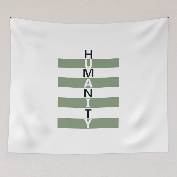 Item preview, Humanity typography design designed and sold by navitalidesign.