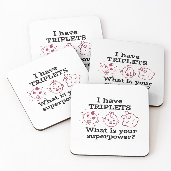 Item preview, I have triplets. What is your superpower?- design for super moms and super dads designed and sold by josephsteez.