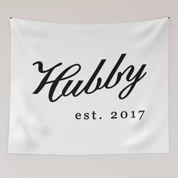 Item preview, Hubby Est 2017 designed and sold by José Ricardo.