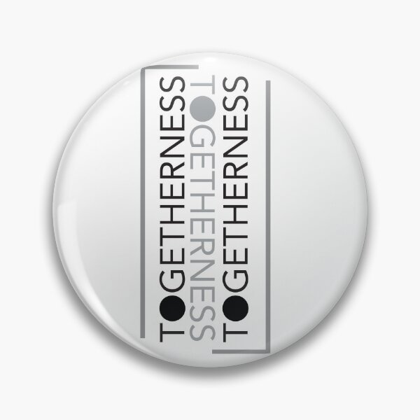 Item preview, Togetherness typography design triplicate black and gray designed and sold by navitalidesign.