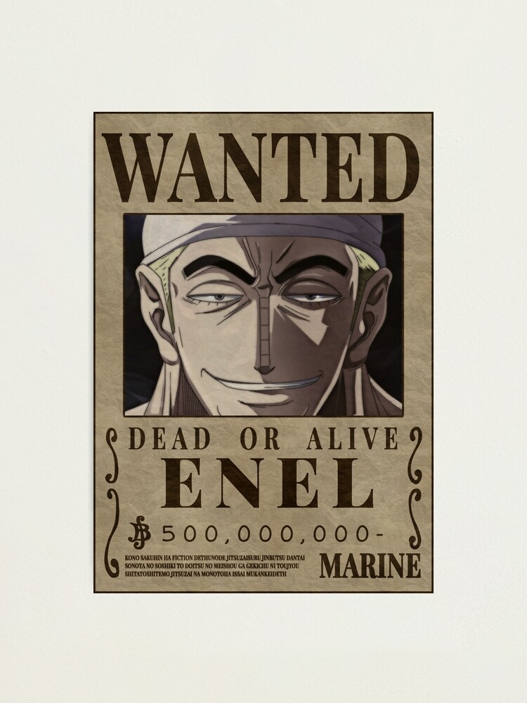 Enel One Piece Poster for Sale by EmmanuelleFonta