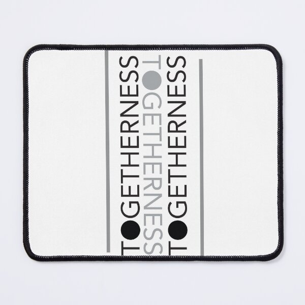 Item preview, Togetherness typography design triplicate black and gray designed and sold by navitalidesign.