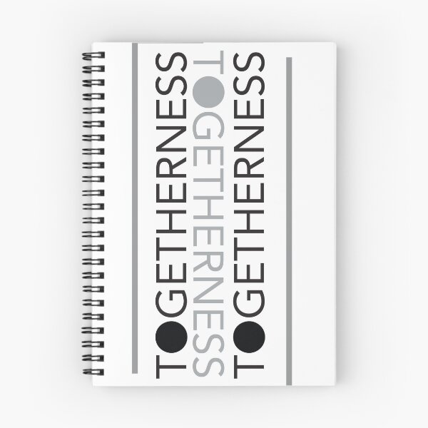 Item preview, Togetherness typography design triplicate black and gray designed and sold by navitalidesign.
