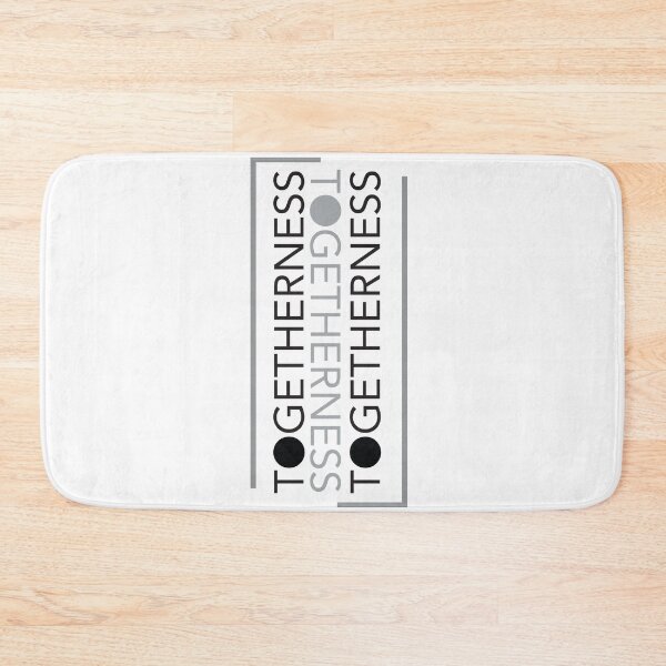 Item preview, Togetherness typography design triplicate black and gray designed and sold by navitalidesign.