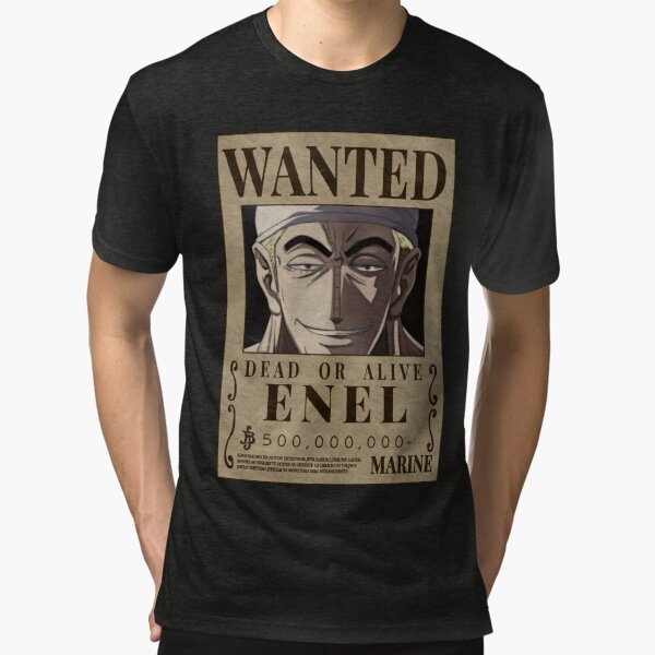 God Enel One Piece Enel Bounty Poster Skypeia Goro goro no mi Essential  T-Shirt for Sale by One Piece Bounty Poster