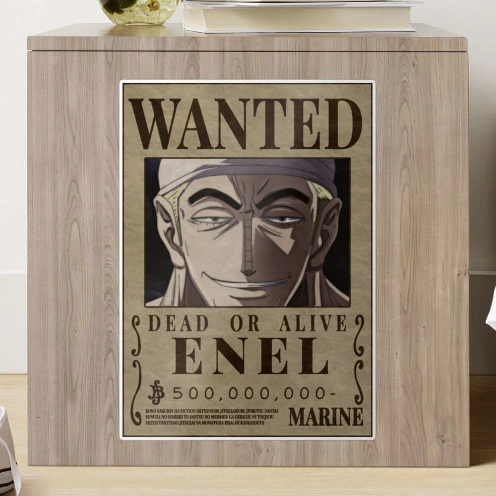 God Enel One Piece Enel Bounty Poster Skypeia Goro goro no mi | Poster