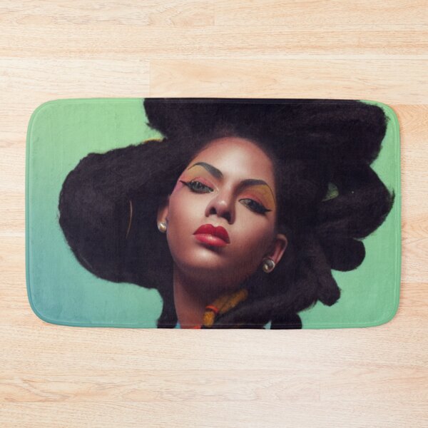 Item preview, Stylish Freeform Afro Natural Hair Dreadlocks Portrait Art designed and sold by LocFestNYC.