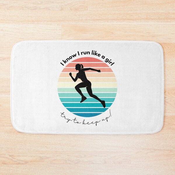 Item preview, I know I run like a girl designed and sold by S-and-W-4ever.