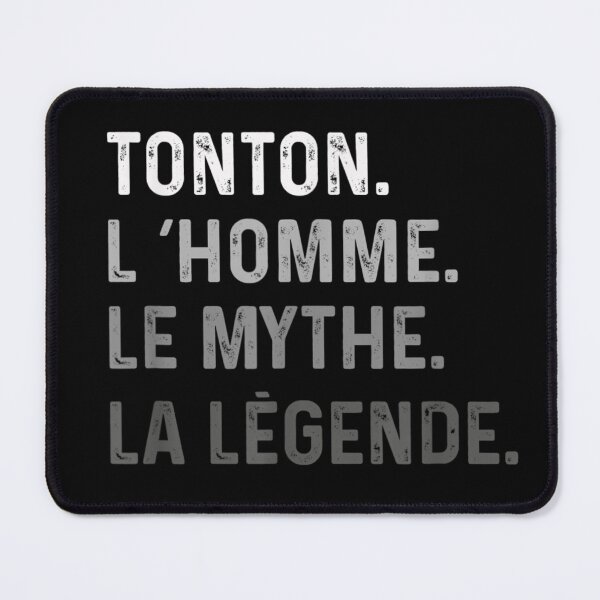 Item preview, Homme Tonton l'homme Le Mythe la légende Vintage meilleur oncle T-Shirt designed and sold by Marchica.