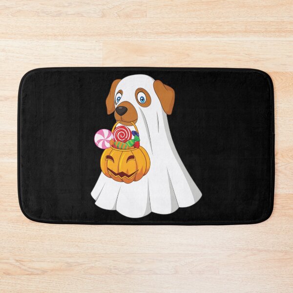 Item preview, Dog Wearing A Ghost Halloween Costume Graphic Design designed and sold by zoripet Store.