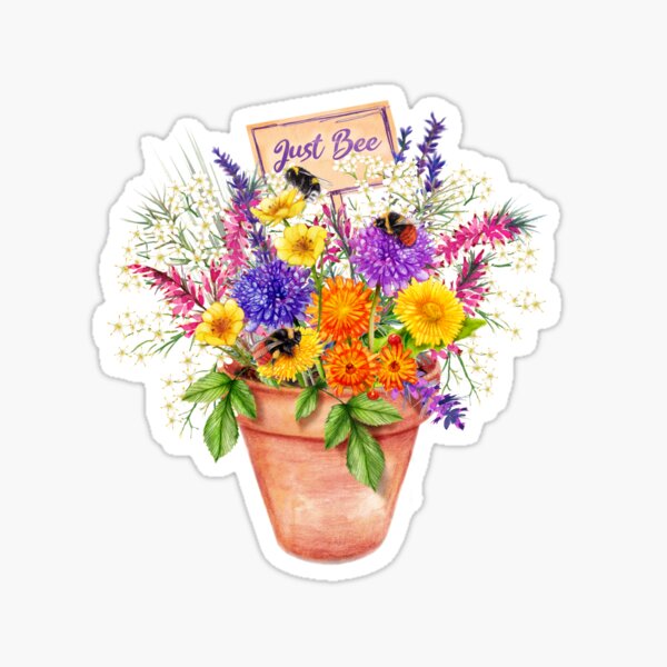 Just Bee Sticker