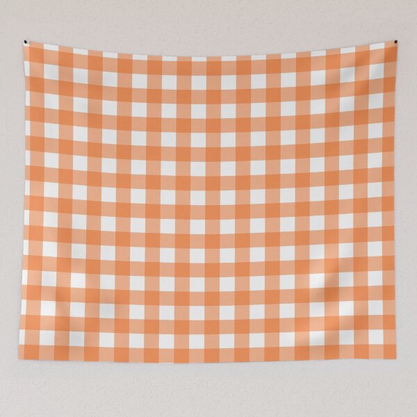 Item preview, Gingham Orange Design designed and sold by RetroRobbo.