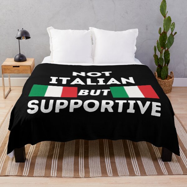 Item preview, Not Italian But Supportive Funny Italy Meme designed and sold by Locjeb.