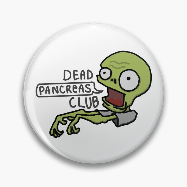 Item preview, Dead pancreas club zombie designed and sold by Diabumblebee.