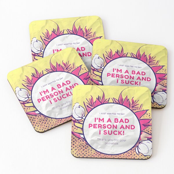 Item preview, I'm a bad person and I suck designed and sold by MorningGlory1.