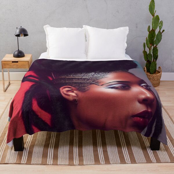 Item preview, Stylish Mohawk Afro Natural Hair Dreadlocks Portrait Art designed and sold by LocFestNYC.