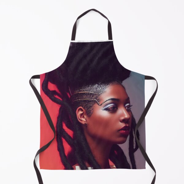 Artikelvorschau, Stilvolle Mohawk Afro Natural Hair Dreadlocks Portrait Art entworfen und verkauft von LocFestNYC.