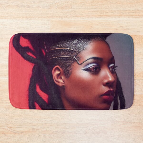 Item preview, Stylish Mohawk Afro Natural Hair Dreadlocks Portrait Art designed and sold by LocFestNYC.