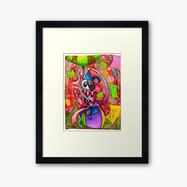 Little Big Top Mouse Framed Art Print