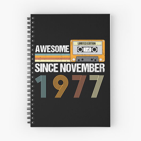 Item preview, Awesome Since November 1977 | 45th Birthday Gifts | 45 Years Old Gifts designed and sold by AMINE  ★★★★★.