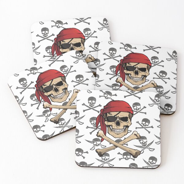 Item preview, Pirate Skull Flag designed and sold by ArtOfStars.