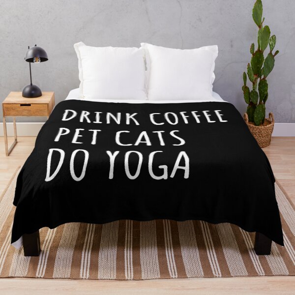Item preview, Drink Coffee, Pet Cats, Do Yoga II designed and sold by Lemon Pepper.