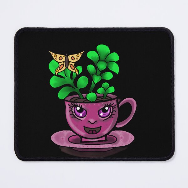 Item preview, Tea cup Jade plant Chibi Kawaii designed and sold by Jodi Mahaffey.