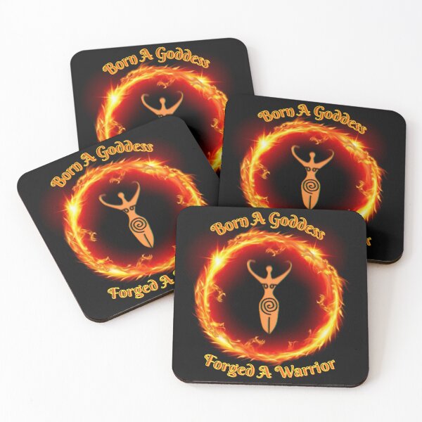 Item preview, Born A Goddess, Forges A Warrior designed and sold by Vanessa Hogle.