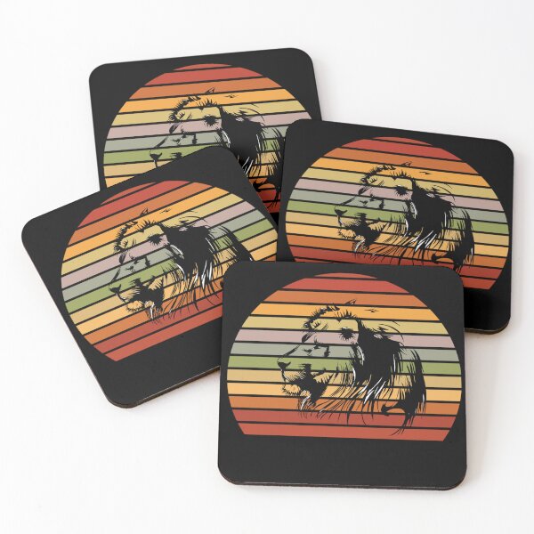 Item preview, Lion, black, on a background of colors, all colors, animal, brave, strength designed and sold by AlA2 3MER.
