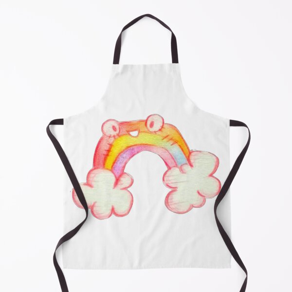 Item preview, Smiling colorful rainbow clouds sticker designed and sold by Akali999.