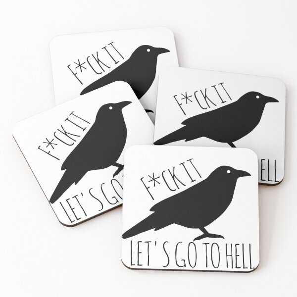 Artikelvorschau, Matthew the Raven - Let's go to hell (zensiert) entworfen und verkauft von SandhillStudios.