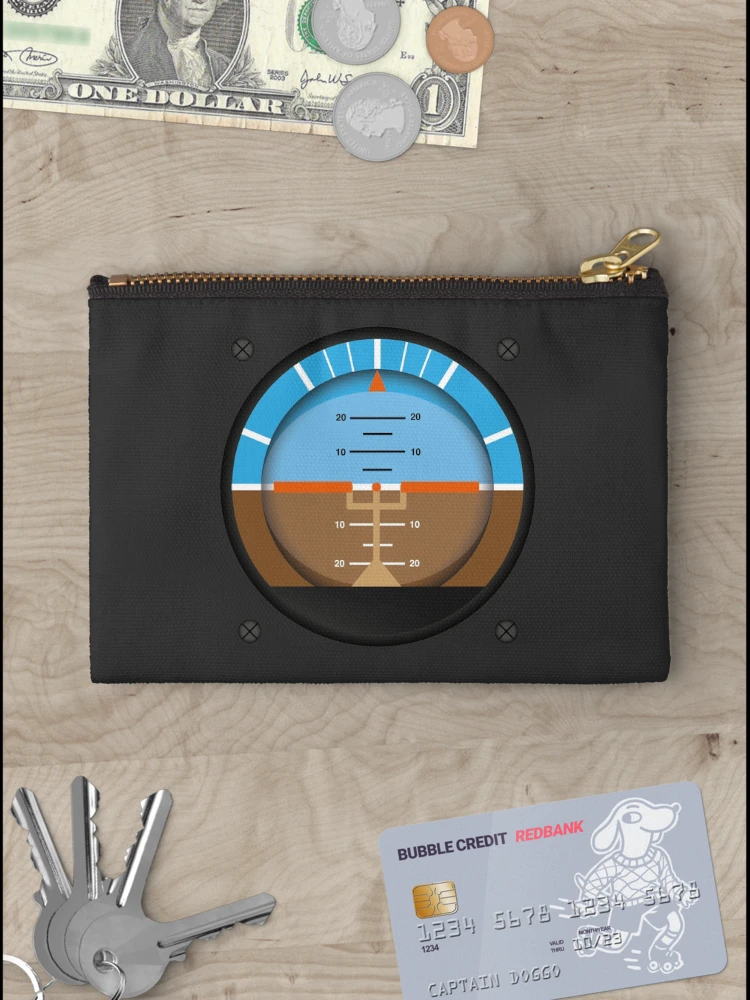 Thumbnail 3 of 4, Zipper Pouch, Flight Instruments Collection #1 designed and sold by parakeet.