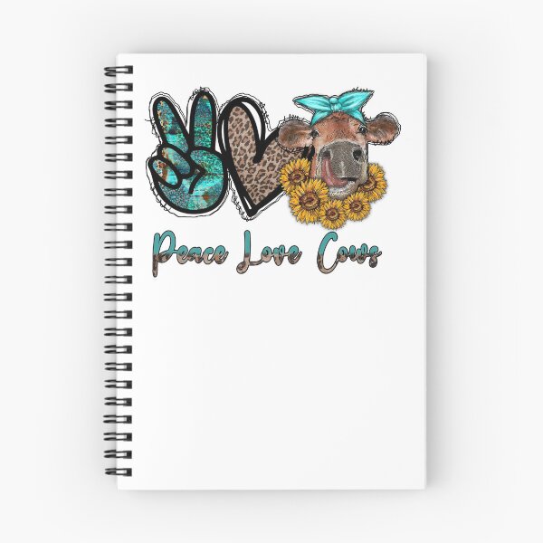 Item preview, Peace Love Cows designed and sold by JennBBDesigns.