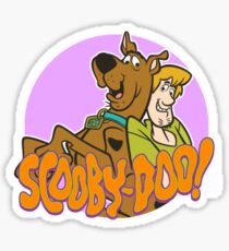 scooby doo - shaggy and scooby Sticker