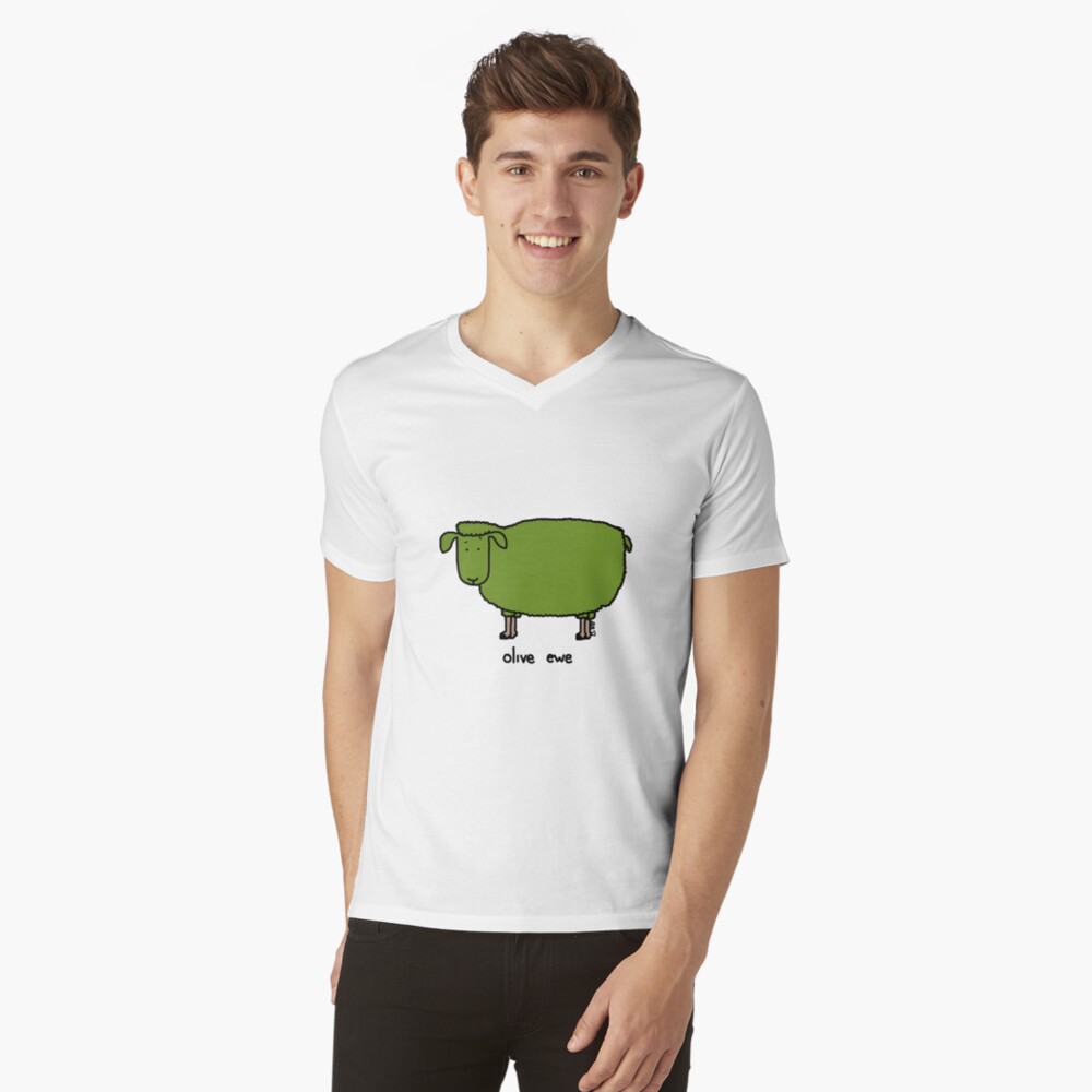 Item preview, V-Neck T-Shirt designed and sold by paintbydumbers.