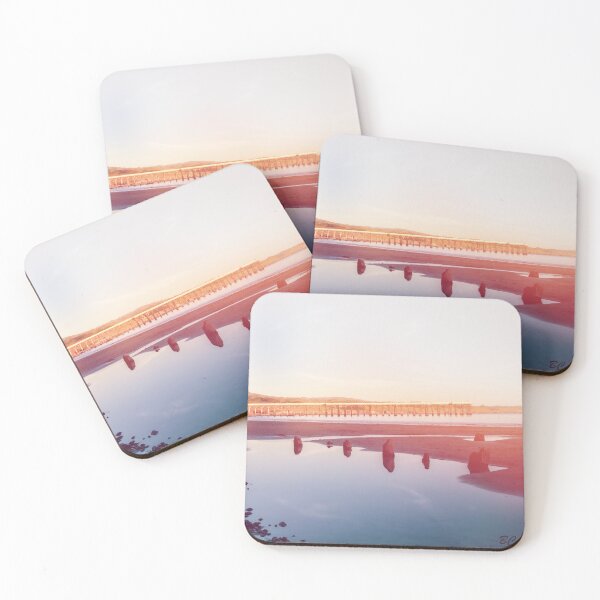 Item preview, Central CA Coast Pier Sunset, Original Art  designed and sold by tidalstock.