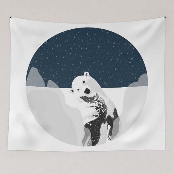 Item preview, Unique Polar Bear Scene designed and sold by oursunnycdays.