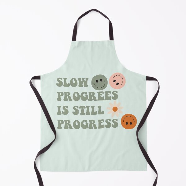 Item preview, Slow Progress is Still Progress Groovy Smiley Faces and Flowers designed and sold by bolimj.