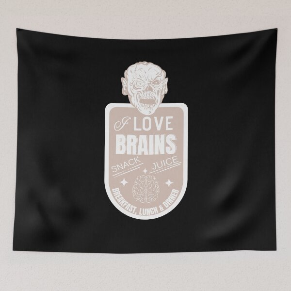 Item preview,  Zombie Love Eat Brains - I love Brains designed and sold by Magic Touch  ⭐⭐⭐⭐⭐.