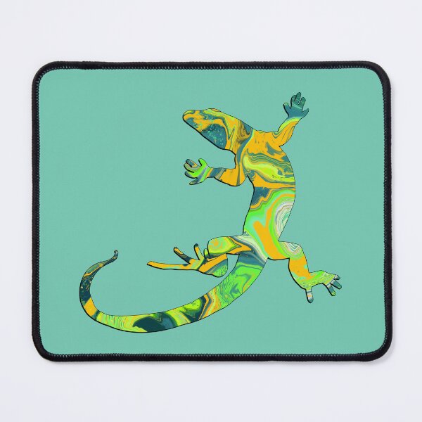Item preview, Friendly Colorful Gecko in Green and Yellow designed and sold by LaRoach Digital Arts.