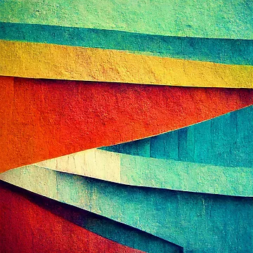 Artwork thumbnail, Colorful Abstract Pattern [38] by FreshAirShop