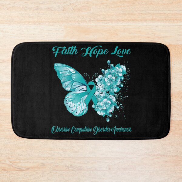 Item preview, Faith Hope Love Obsessive Compulsive Disorder Awareness Butterfly Ribbon Gifts designed and sold by Adropine.