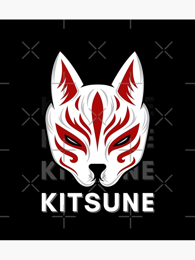 "Kitsune Crimson Fox Red Fox Japanese Fox Demon Fox Devine