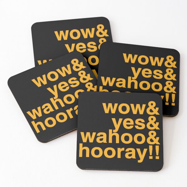 Item preview, wow & yes & wahoo & hooray!! designed and sold by MorlMerch.